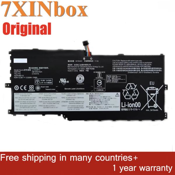 Baterias 7xinbox Original L17C4P71 L17M4P71 L17M4P73 01AV474 01AV475 01AV499 Bateria de laptop para Lenovo ThinkPad X1 Yoga 2018/3rd Gen