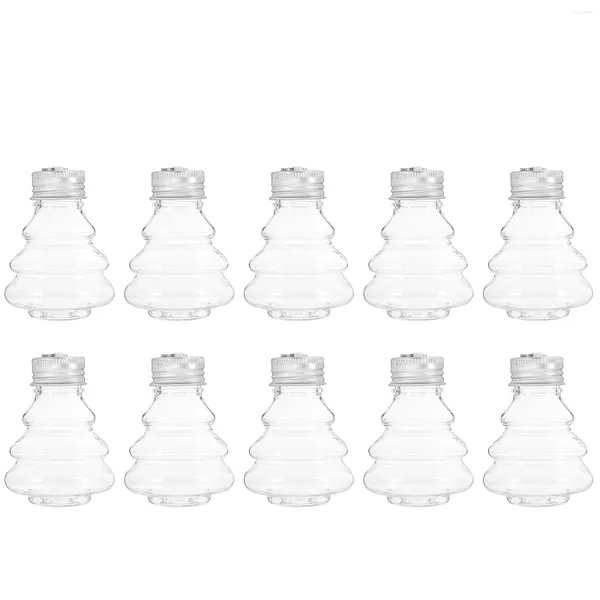 Vasen 10 Stcs Wasserflaschen Milchverpackung Fütterungssaft leer Aluminium kreatives Süßigkeiten -Jar -Speicher