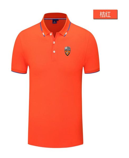 FC Lorient Men039s und Women039s Polo Shirt Seiden Brokat Kurzarm Sport Revers Tshirt Logo kann angepasst werden1001158