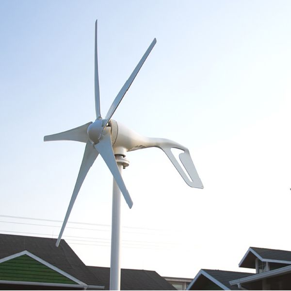 Livre Windmill Mill 800W Axis Horizontal Axis Gerador de Turbina eólica Maglev Permanente 12V 24V 48V com Controlador MPPT