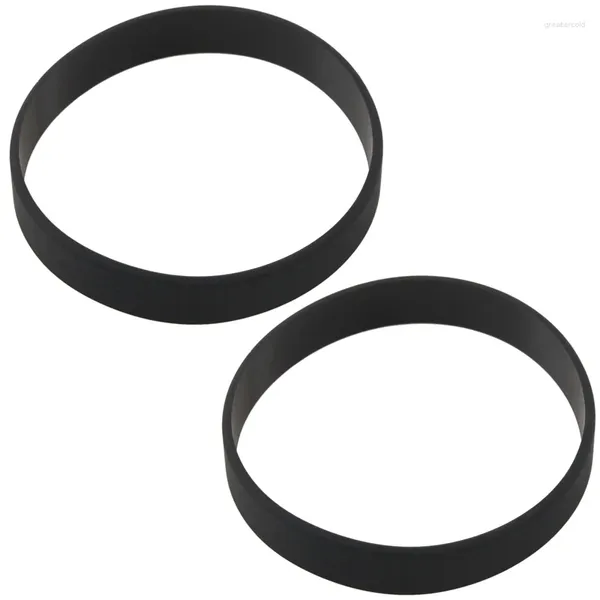 Strand 2x Moda Silicone Rubber Elasticity Pulseira Pulseira Brange Black