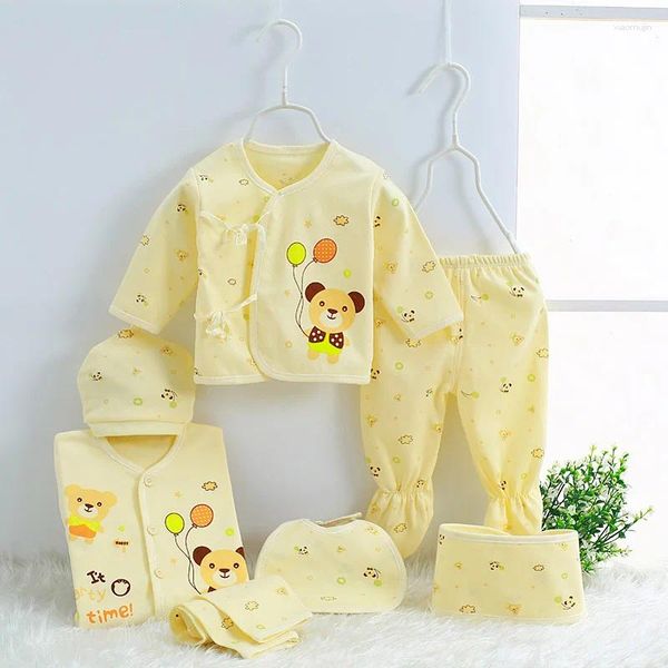 Set di abbigliamento da 0 a 3 mesi set neonato di cotone morbido nato da bambina biancheria da bambino per ragazzo cartone animato carent stampare rapa ropa