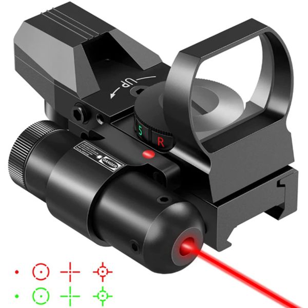 Taktische rote Punkt Sehansicht Laser -Zielfernrohr Taktische Gewehre Jagdoptik Roter Punkt Anblick 4 Abplement