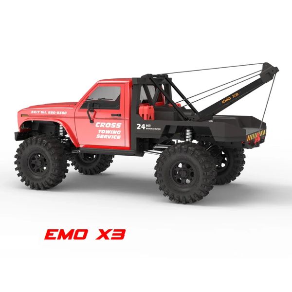 NEU CROSSRC EMO X3 Northeastern Tigers 1/8 4x4 RC Elektrische Fernbedienungssteuermodell Crawler Road Rescue Vehicle RTR Geschenk