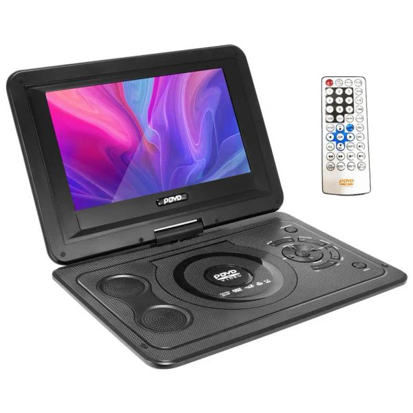 Радио 13,9 дюйма портативная домашняя машина DVD -плеер VCD CD TV Player USB -радиодаптер