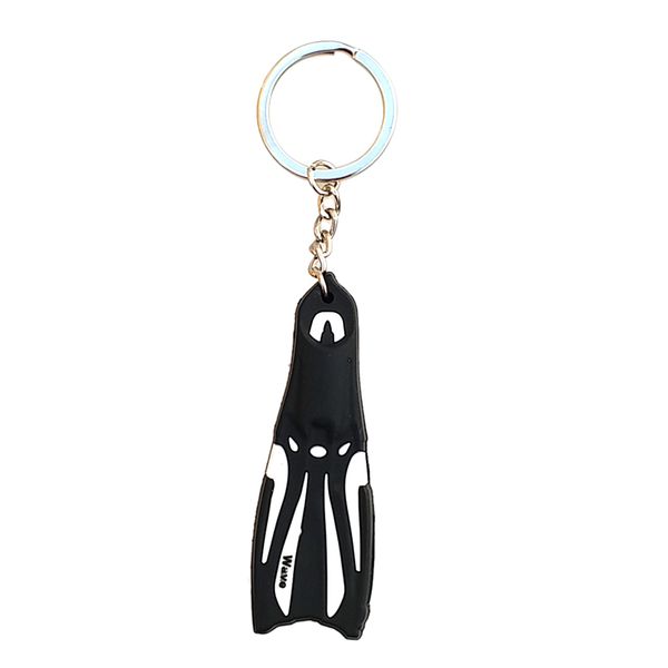 Diver Flossenschlüsselkette Schlüssel Ring Diving Theme Keychain Keyring Charms