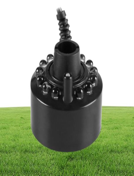Gute 12 LEDs Ultraschall -Nebelhersteller Fogger Water Fountain Teiche Luftbefeuchter farbenfrohe Feuchtigkeitscreme Air Refreshing9760810