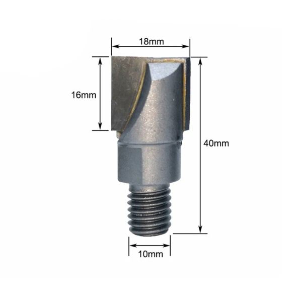 Fremellatura da 1 pc da 10 mm Speciale in legno Slottana Slottana CNC Pulizia CEFICAZIONE Porta Blocco Porta Lock Fressing Strumento