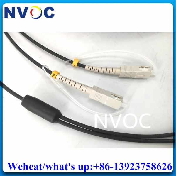 Cap de 100pcs LC/ST/SC para conector de fibra, tampa de poeira LC/ST/FC com plugue transparente de plástico de cauda de corrente longa para conectores de fibra