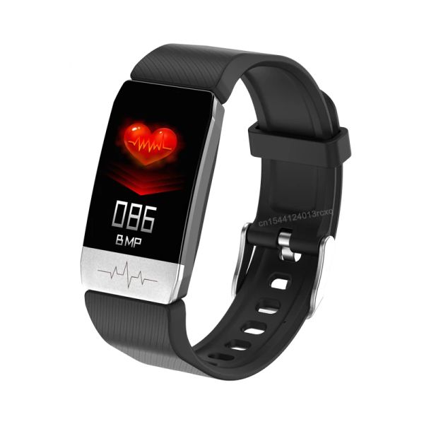 Pulseiras Xiaomi Smart Watch Band com temperatura medida ECG Freqüência cardíaca Monitor de pressão arterial Previsão do tempo bebida Lembre -se da pulseira