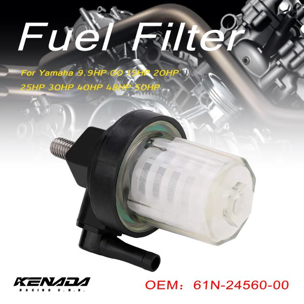 Sistema di filtro del carburante Esplora Motore fuoribordo Motore 61N-24560-00 655-24560 Filtro al combustibile per Yamaha 9,9 CV 00 15HP 20HP 25HP 30HP 40H