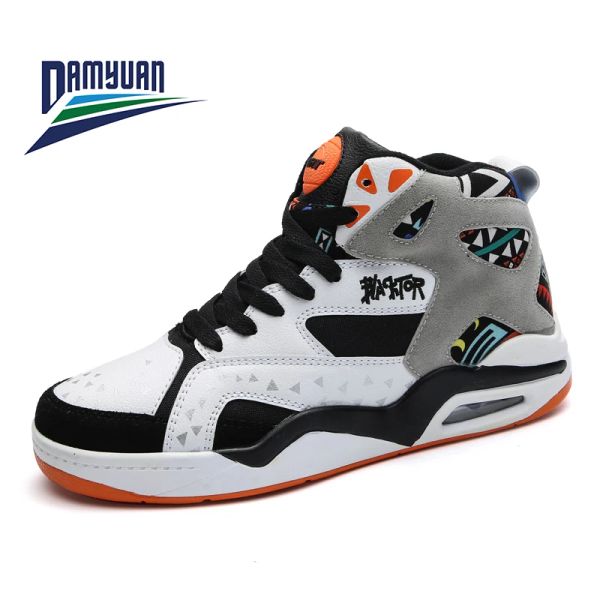 Stivali Damyuan 2020 High Top Sports Allenatori sportivi Antiskid scarpe da basket giovanile per la sicurezza protezione della caviglia protettiva dimensione 46