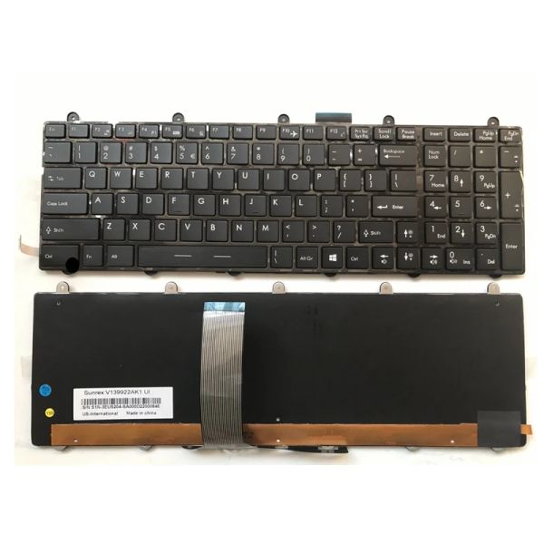 Teclados do teclado em inglês para MSI GP60 GP70 CR70 CR61 CX61 CX70 CR60 GE70 GE60 GT60 GT70 GX60 GX70 0NC 0ND 0NE 2OC 2OD 2OJWS 2OKWS 2PC US