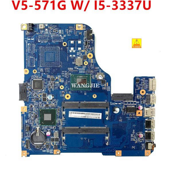 Motherboard usou 113094m para a placa -mãe Acer Aspire V5571G laptop com I53337U I32377M SR0CW CPU NBM4911007 NB.M4911.007 48.4TU05.04M