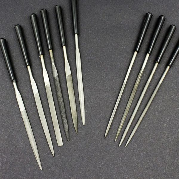 Стоунго 5/10pcs Diamond Igle File Set Diy Wood Rasp Igle Jewelry Possing Гравировка алмазного файла Handy Ceramic Craft Tool