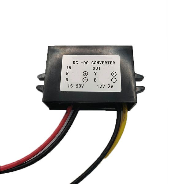 Wasserdichtes IP67 DC DC-Konverter Regler DC15-72V 24 V 36V 48 V auf 12 V 5A 60W Modul-Netzteilspannungspannung Wechselrichter