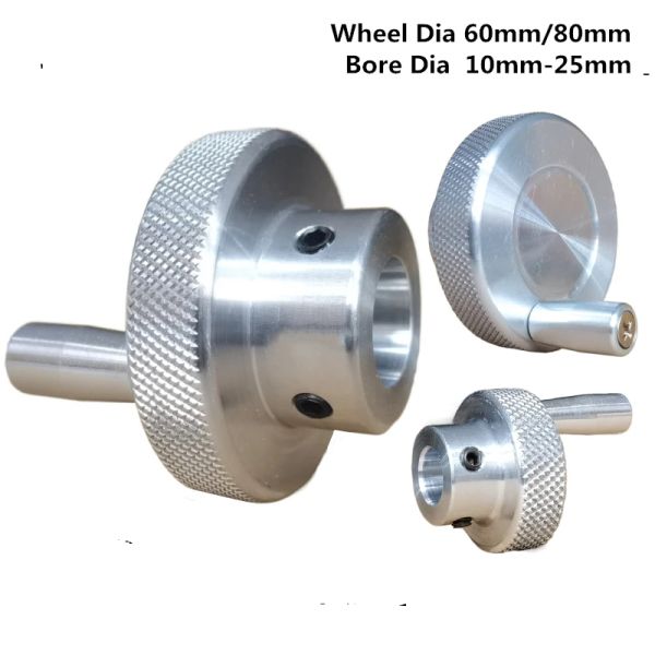 Roda sólida de liga de alumínio para o torno/roda de moleiro dia 60mm 80mm Bore 10/12/13/14/16/18/18/20/22/22/22/22