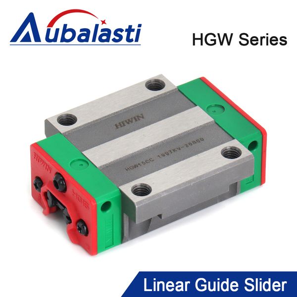 Aubalasti Hiwin Linear Guide Rail Slider HGW15CA 20CA 25CA 30CA LINEAR RAIL LINEA Подшипник для гравировки и режущей машины