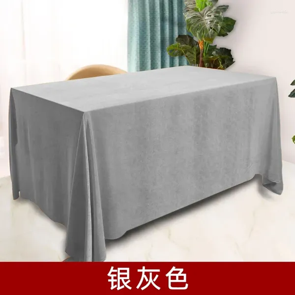 Tischtuch Gold Velvet Conference Tischdecke Engagement Ausstellung Hochzeitsstand Red Long Way Gray22