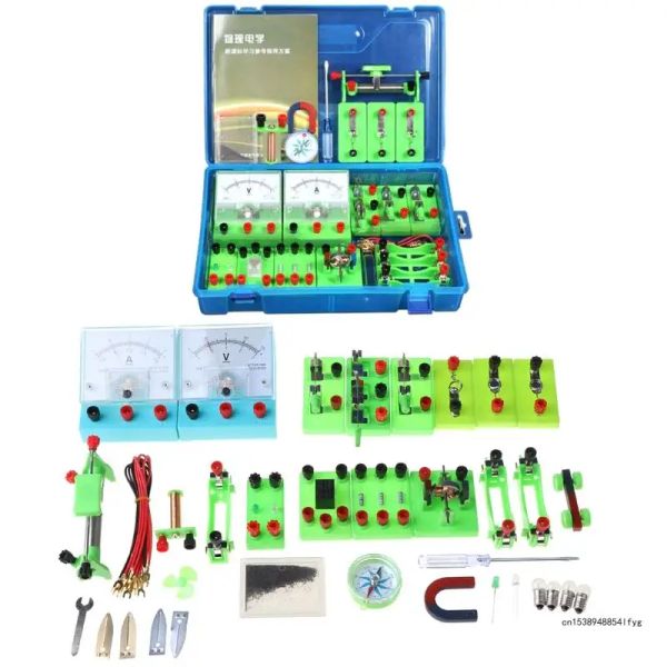 Escola Labsics Labs Basic Electricity Discovery Circuit Magnetism Experiment Kits para estudantes do ensino médio Presente de crianças