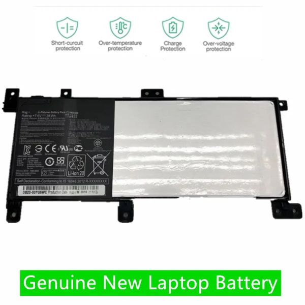 Batterie di batterie Nuove 7.6V 38Wh C21N1509 Batteria per laptop per Asus X556U X556UA X556UB X556UF X556UJ X556UQ X556UV A556U F556UA K556UA K556UV