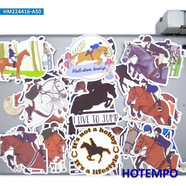 20/30/50Pieces estilo equestre Retro Sports Horses Graffiti adesivos engraçados para scrapbook Bike Bike Laptop Sticker