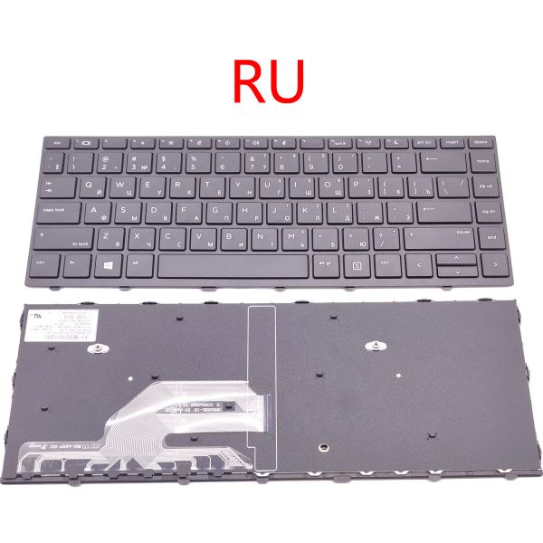 Teclados teclados russos para o HP Probook 430 G5 440 G5 445 G5 Zhan 66 Pro G1 SG87710XAA X8B Laptop com retroilumes