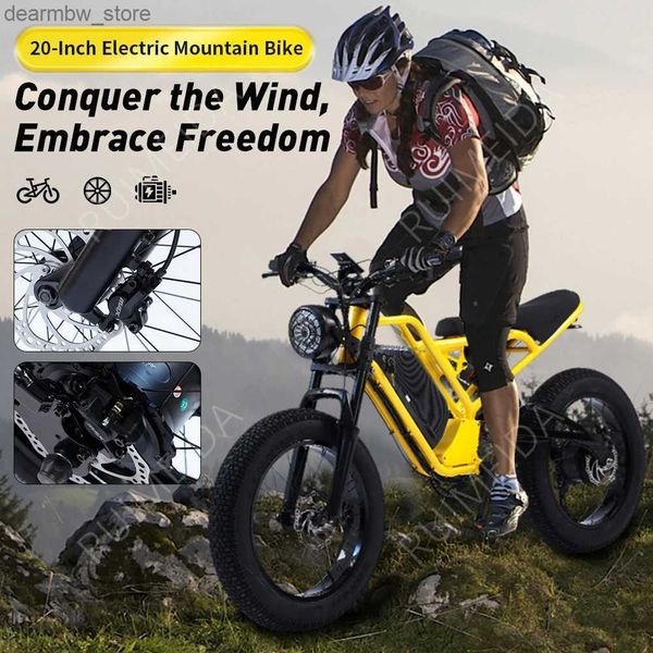 Bisiklet Akez Alüminyum Ebike Hidrolik Fren Ectric Bicyc Retro Motosiklet Yüksek Ectrik Motosiklet L48