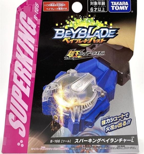 Takara Tomy Bayblade Super King Gyroscope B166 Blue Spark Beyblade Toyser Launcher Toys For Kids Boys LJ20121625754983111111111.