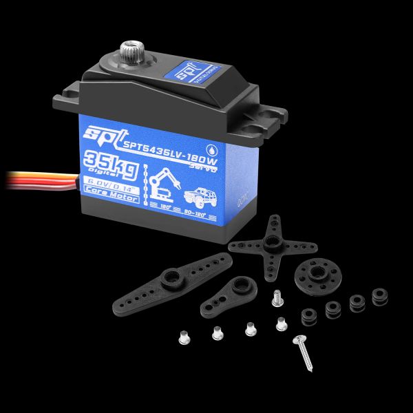 SPT 25kg de 35 kg de torque grande 180 ° Metal SERVO DIGITAL MOTOR IMPROMUNDY PROMEIR