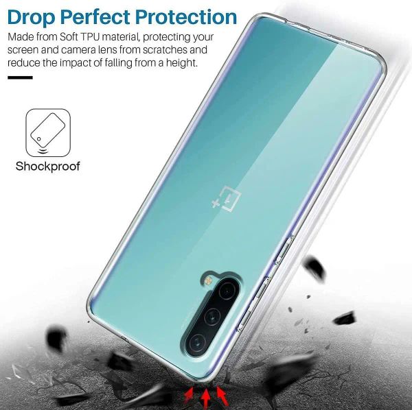 Caso transparente para OnePlus Nord N10 N20 N30 N100 N200 N300 Clear Shell Nord CE 2 3 LITE ACE 2 PRO 2V SOFT SILICON