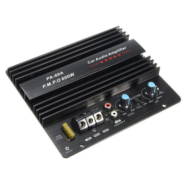 Verstärker 600W -Verstärker -Tafel DIY 12V -Auto -Audio -Stromverstärkerverstärker Lustloser Subwoofer Bass Modul Hochleistungsauto Audioverstärker