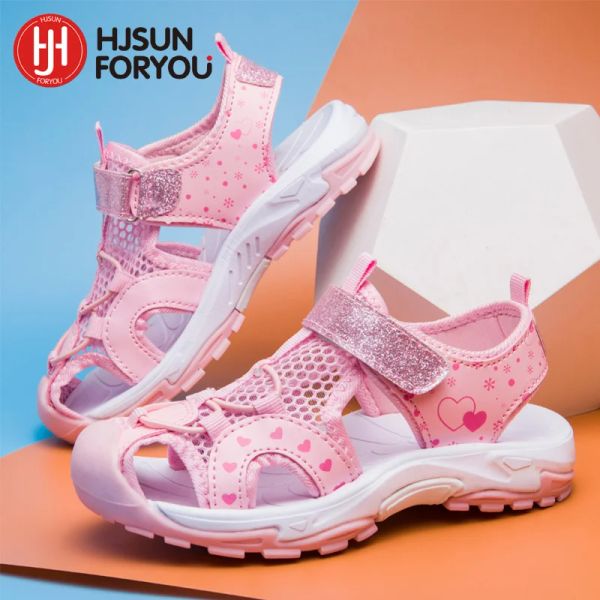 Sneakers Nuovo arrivato Summer Children Sandals Scarpe da ragazza Scarpe sportive Cavalle Scarpe sportive Fashion Sport