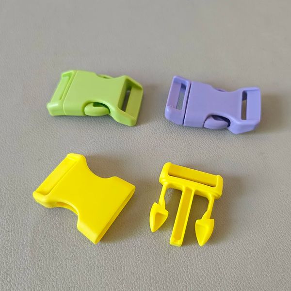 1pcs 25mm dokuma plastik kavisli salıverme Torba kayış kayışları için evcil köpek yaka sırt çantası paracord dikiş diy aksesuarları