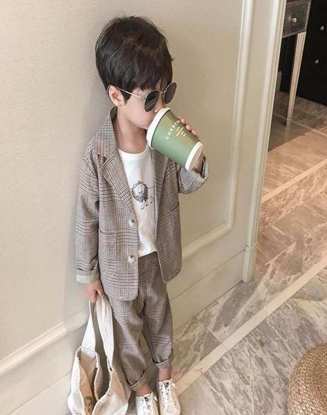 Bekleidungssets Boy Blazer Kids Anzüge für formelle Kostüm Kleinkind