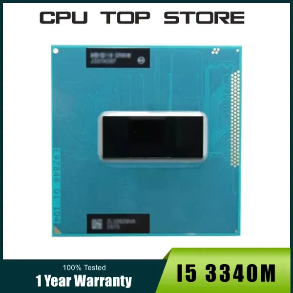 Processore utilizzato Intel Core I5 3340M Dualcore Laptop CPU Processore I53340M 2,7 GHz L3 3M Socket G2 / RPGA988B SR0XA