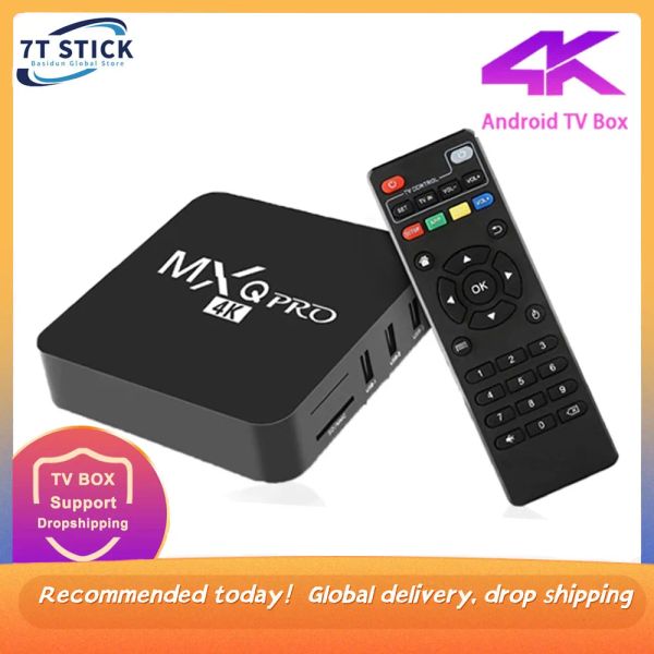 Box Android TV Box 8GB 128GB MXQ Pro S905L Media Player 2.4G WiFi Smart TV Box Android 11.0 Google Play YouTube SET TOP