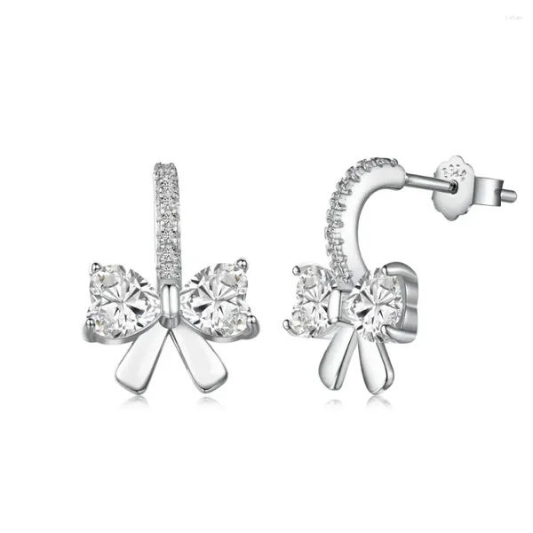 Modelos de brincos de garanhão Earstuds Nicho feminino Fense de ponta 925 prata simples compacto arco de moda personalizado