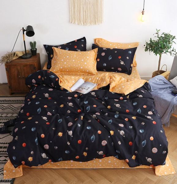 Bedding têxtil em casa espessamento de lixamento de qualidade tributo a algodão designer de cama de colcha capa de colcha 4 peças terno size de cama edredom5817361