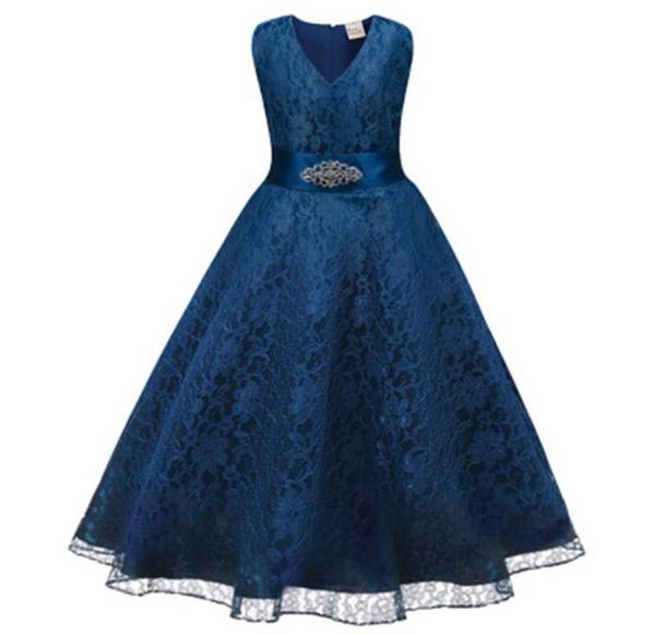 Crianças de menina casamento vestido de baile noite vestido formal crianças039s traje princesa para meninas roupas adolescentes festa festa de festa dr1944170