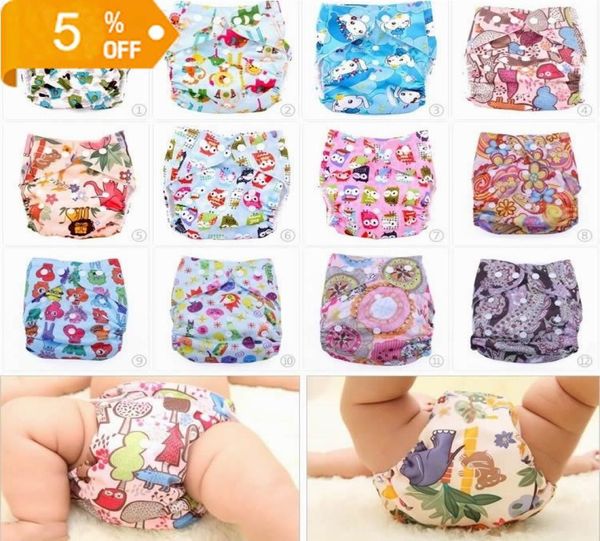 Детская мультипликационная ткань подгузники подгузники 13 Дизайны для получения красочных пакетов 201209011950872