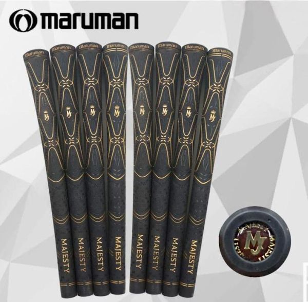 Neue Maruman Golf Grips Hochwertige Carbongarn -Golf -Eisen Griffe Schwarze Farben in Choice 9pcslot Golf Clubs Grips 4098963