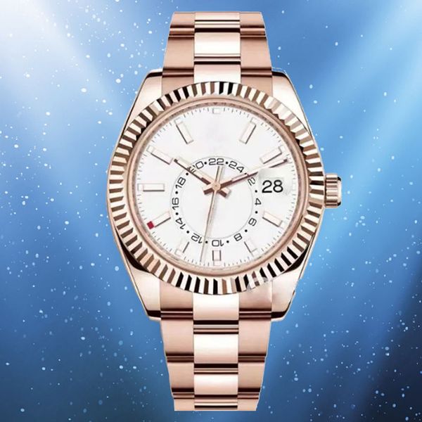 Orologio orologio di alta qualità orologio menwatch da 41 mm Bezel Ladies Watch Sports Watch in acciaio inossidabile ceramica in ceramica a zaffiro luminoso orologio fibbia pieghevole