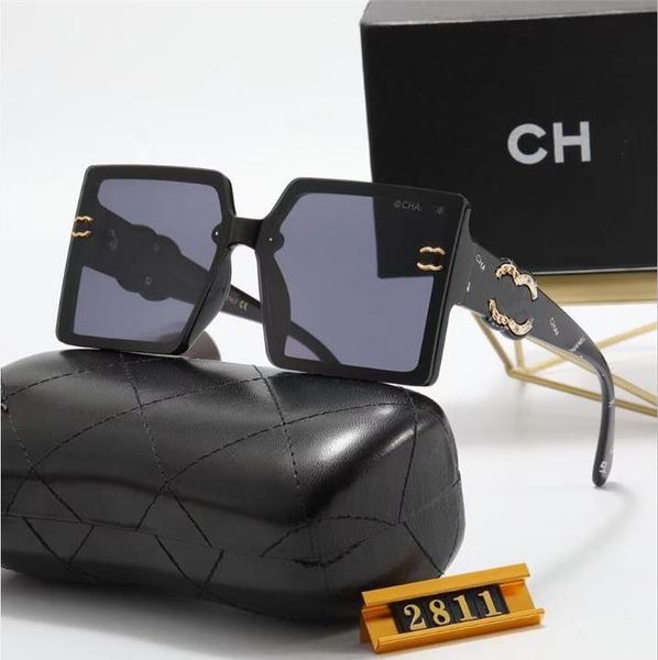 Óculos de sol de grife para homens clássicos de luxo de luxo Design de moda de moda de moda de sol protetor solar protetor de radiação Perfume de tendência Setembro
