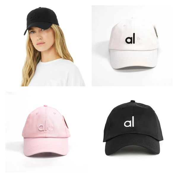 Alo00 Womens Luxury Baseball Chapéu de capa Cappello Cap preto da cabeça Brancobig Substituir Face Small Sunvisor Hat Wear Duck Tongue Hat Summer Summer