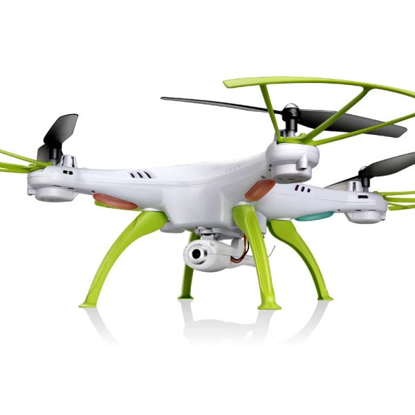 Drone X5HW FPV RC Quadcopter Dron Kamera WiFi RC Quadcopter ile yanıp sönen FPV Kamera Gerçek Zamanlı RC Helikopter Dörtlü Gereken Oyuncaklar