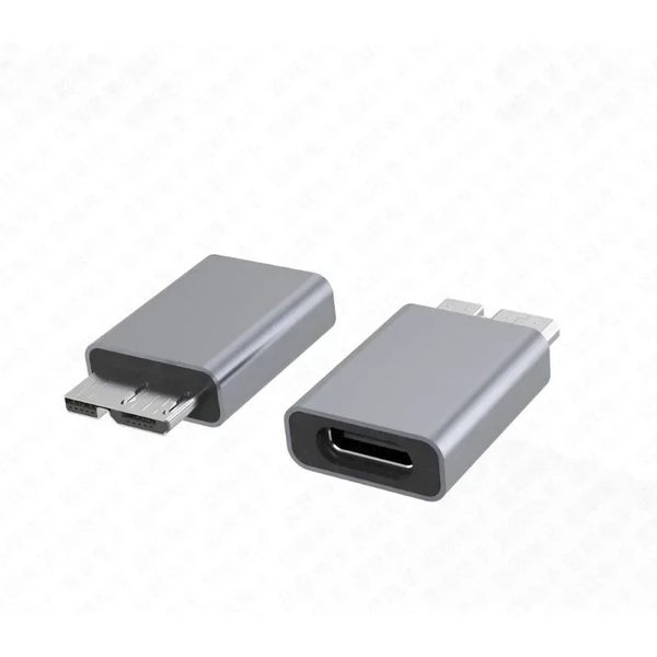 Adaptador USB C a Micro B USB3.0 Tipo C fêmea para micro B Masculino Fast Charge USB Micro 3.0 para Tipo C Super velocidade para HDD