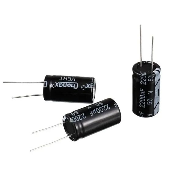 20pcs Capacitor eletrolítico de alumínio10V 16V 25V 35V 50V 100UF 220UF 330UF 470UF 680UF 1000UF 2200UF 3300UF 10UF 22UF 33UF 47UF