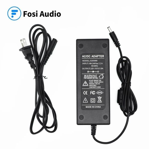 Chargers Fosi Audio 19V/24V/32V/48V DC Caricatore di alimentazione Home Theater Amplificatore Adattatore di potenza per l'amplificatore di potenza audio 100240 V