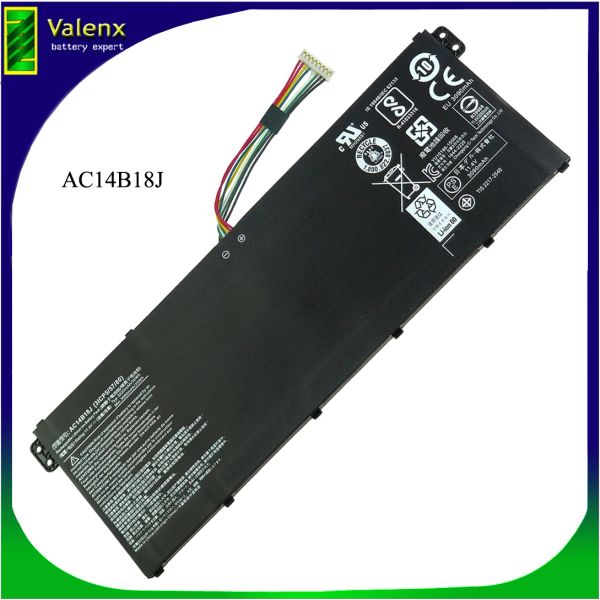 Baterias AC14B18J AC14B13J Bateria de laptop para Acer Aspire ES1511 ES1512 V3111P CB3531 311 TravelMate B115 B116 MS2394